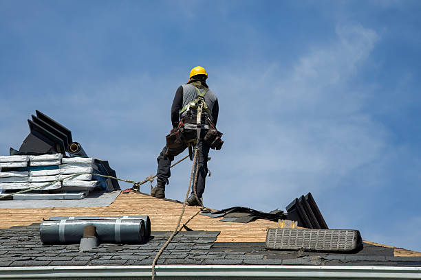 Professional Gutter Installation technician working in Southern Md Facility, MD